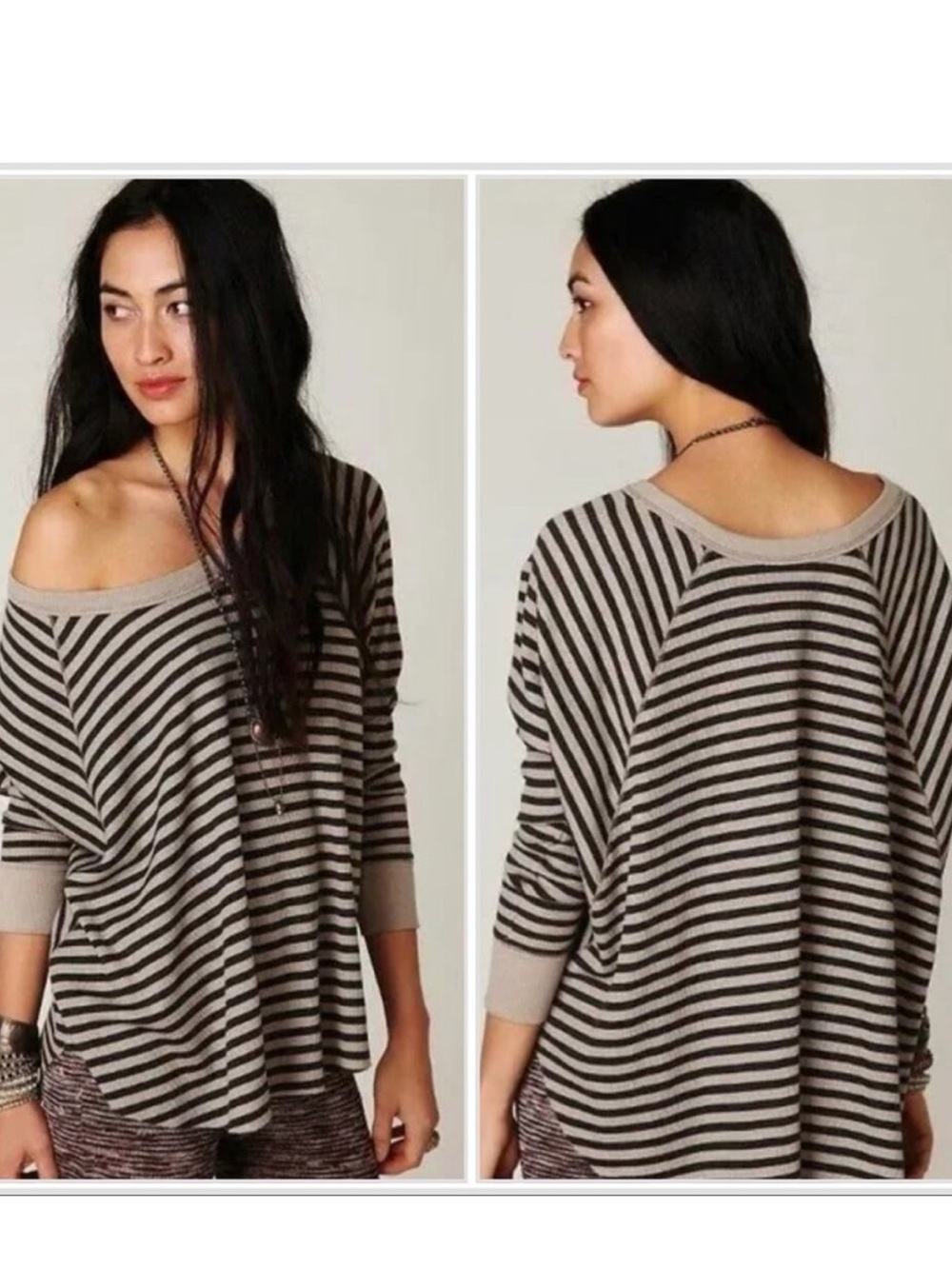 We The Free Love Bug Striped Thermal - Picture 7 of 7